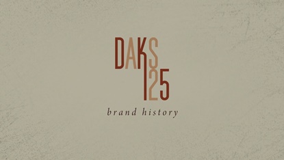 DAKS 125th Brand History